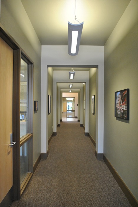 Hall looking S